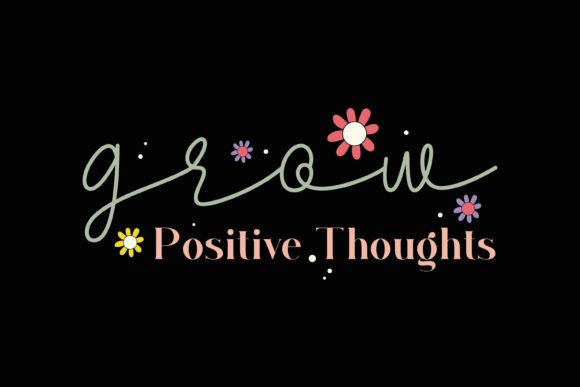 Download Retro Grow Kindness Positive Quotes - Quotes Collection