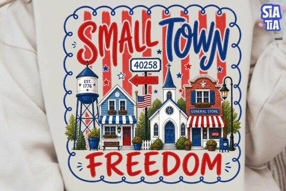 Download Small Town Freedom Patriotic PNG - Freedom Collection