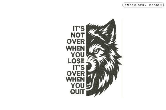 Download Wolf Embroidery Design - Embroidery Collection
