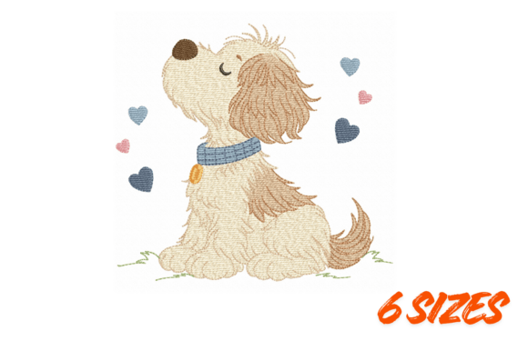 Download Cute Puppy Embroidery Design Pattern Fil - Premium Resources